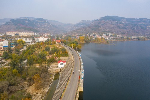 澄城石堡川水库风光焕新，美好景象尽收眼底